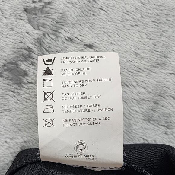 Vintage Joseph Ribkoff Pants Womens 12 Black High Rise Wide Leg Preppy Office - Picture 5 of 10